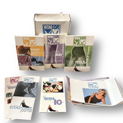 Windsor Pilates 5 DVD Set Basic 3-DVD Workout/Ab Sculpting/Bun & Thigh Sculpting