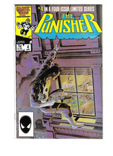THE PUNISHER #4 1986  1ST LIMITED SERIES MIKE ZECK COVER & ART MARVEL COMICS