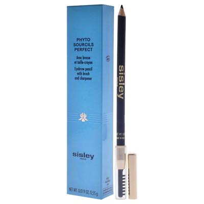 Sisley Phyto-Soursils Perfect Eyebrow Pencil with Brush and Sharpener 3 Brun NIB