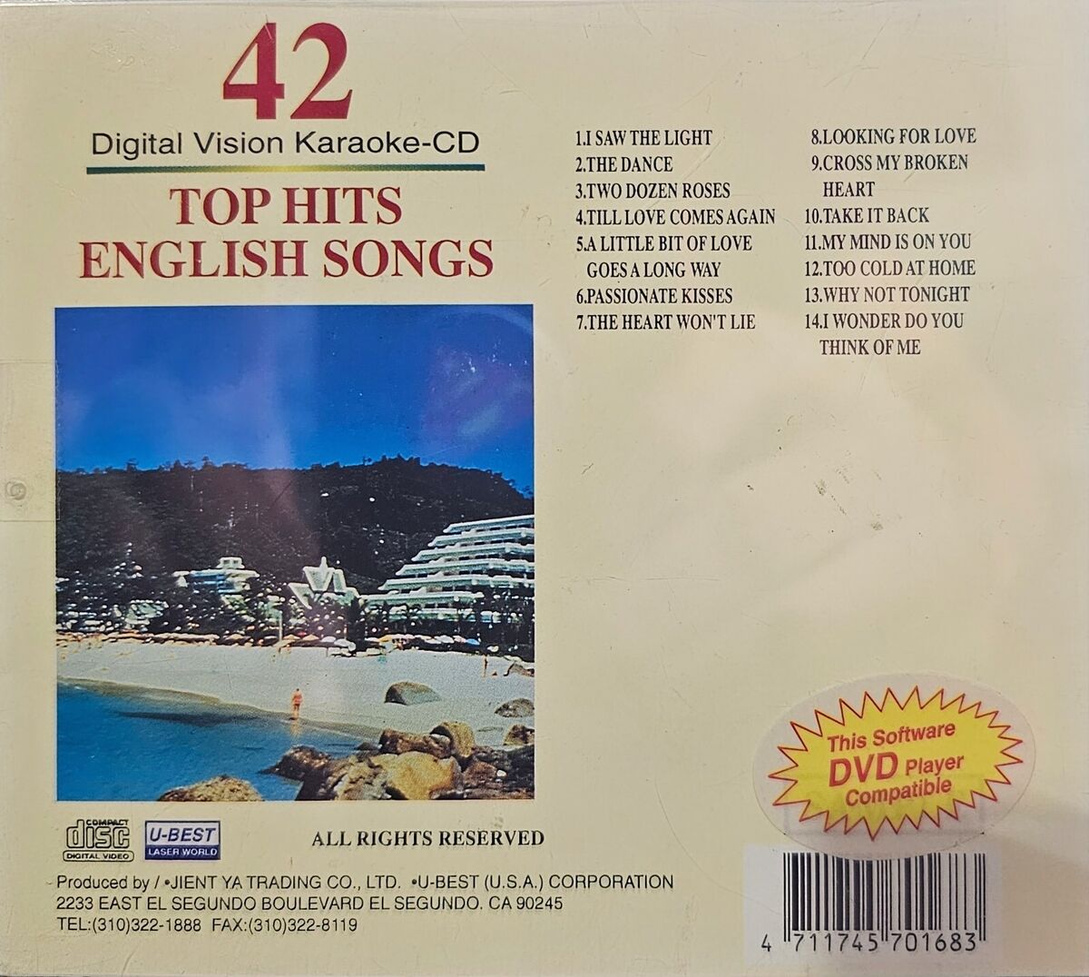 42 TOP HITS ENGLISH SONGS KARAOKE VCD PLAY ON YOUR COMPUTER/DVD PLAYER | eBay 42 TOP HITS ENGLISH SONGS KARAOKE VCD PLAY ON YOUR COMPUTER/DVD PLAYER | eBay