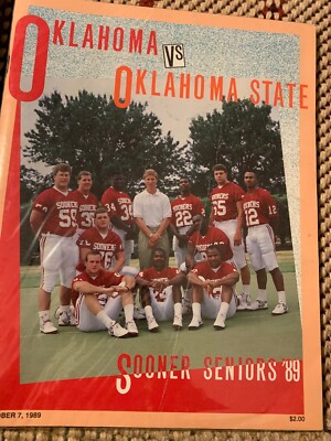 1989 Oklahoma Sooners Oklahoma State Cowboys Football