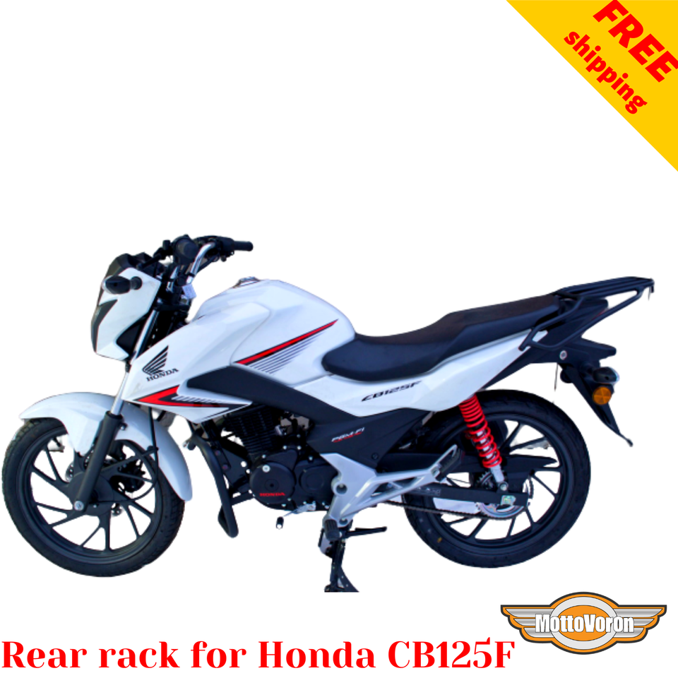 For Honda CB125F Rear rack CB 125 F Rear luggage Rack GLR1251WH, Free ...