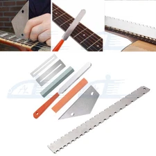 Guitar Fret File Neck Straight Edge Sanding Block Fret Leveling Luthier Tool Kit