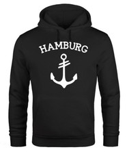 Hoodie Herren Anker Hamburg 2 Kapuzen-Pullove...