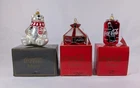 Lot Of 3 Kurt Adler Polonaise Coca-Cola Glass Ornament -Polar Bear/AP1618/AP1014