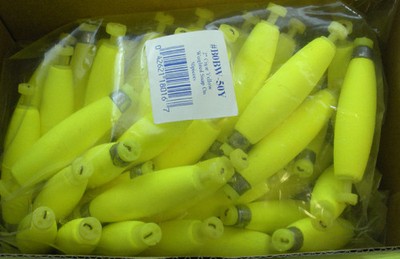 Betts B0BW-50Y 2.5 '' Beschwert Snap On Schaum Fluoreszierend Treiben Gelb Tüte