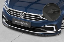 Cup Spoiler Lippe Ansatz matt Carbon Look für VW Passat B8 Typ 3G CSL362-M