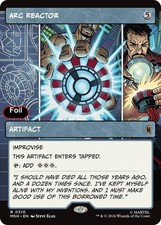 Foil Arc Reactor (Borderless) - 310 - NM - Marvel Super Heroes
