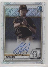 2020 Bowman Mega Box Chrome Mojo Auto CJ Abrams #BMA-CJA Auto tg7
