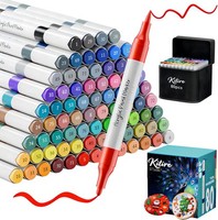 Acrylstifte 80 Farben, Dual Tip Acrylic Marker, Acrylstifte FüR Steine