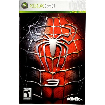 (Manual Only) Spiderman 3 - Microsoft Xbox 360 Pristine Tested Authentic