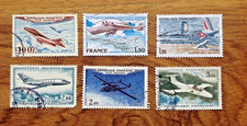 France 1960 s  Mixed Airmail Stamps. Free UK Postage