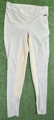 KERRITS Pants Womens XL Beige Full Seat Riding Tights Equestrian Performance