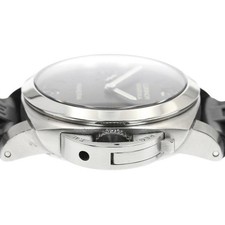 PANERAI LUMINOR MARINA 1950 3 DAYS PAM00312 44mm SS Rubber Black Dial Date #C319 4