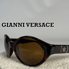 GIANNI VERSACE Medusa Sunglasses 1996 Vintage Brown Frame Authentic Genuine