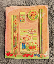 Strawberry Shortcake Berry Sweet Notebook Binder Set w/ Pencils Ruler Pink