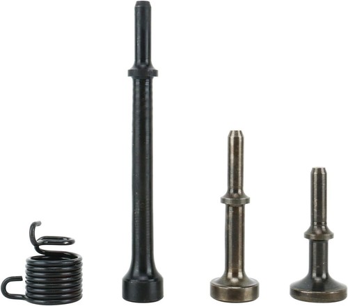 4Pcs Pneumatic Air Hammer Bits Set, Smoothing Chisel Black