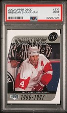 2002-03 Upper Deck memorable seasons pop2 Brendan Shanahan PSA 9 #233