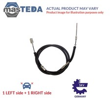 25SKV766 HANDBRAKE CABLE PAIR REAR SKV GERMANY 2PCS NEW OE REPLACEMENT