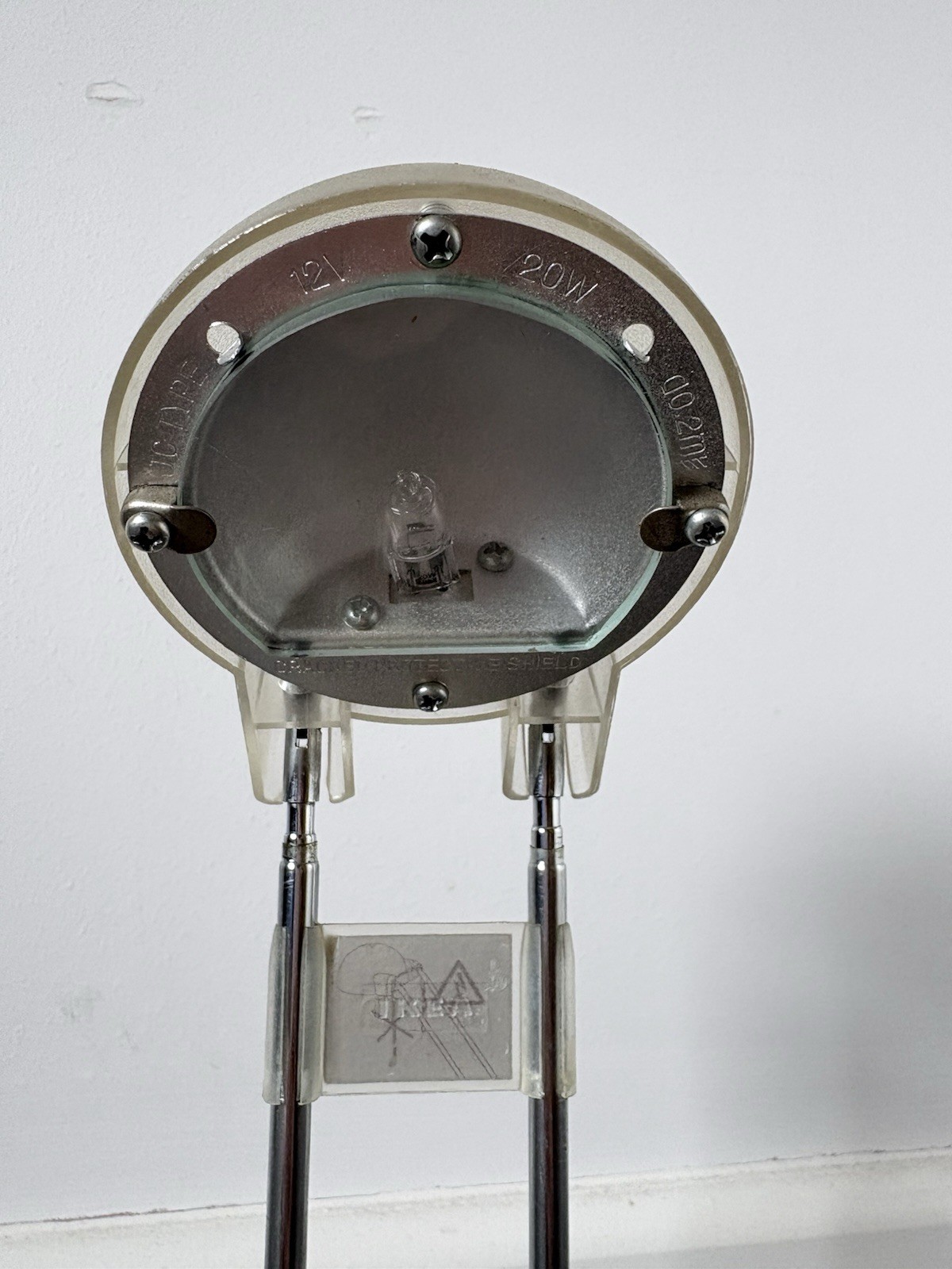 IKEA Espressivo Table Lamp Halogen Extending Telescopic Light Clear Casing image 6