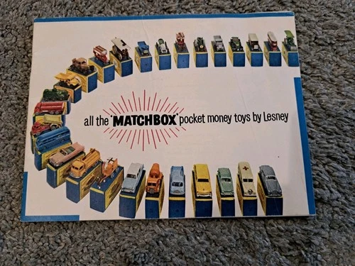 Vintage Matchbox Pocket Money Toys by Lesney Catalog Cars