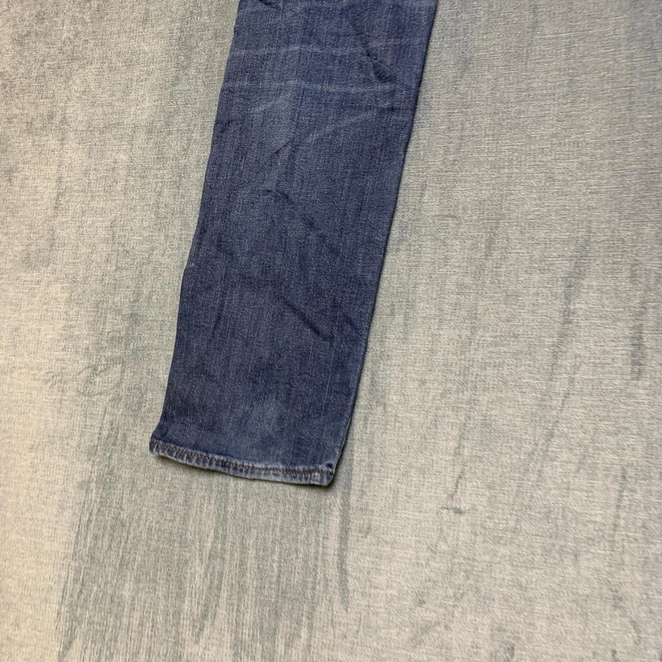 Pantalones de mezclilla Levi's 513 para hombre 28x30 azul lavado medio uso diario pierna recta Foto 3 de 4