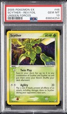 2005 POKEMON EX UNSEEN FORCES #46 SCYTHER-REVERSE FOIL PSA 10 on eBay
