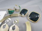 Vintage Modern Varying Styles Multicolor Enamel LOT of 14 Post Earrings 195A — photo 8