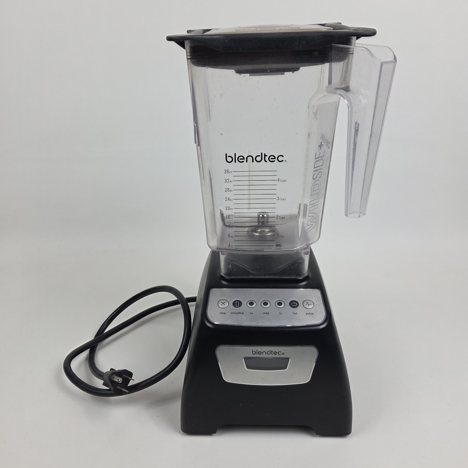 BlendTec WildSide+ Blender 570 Model CTB2 Classic Black 6 Se