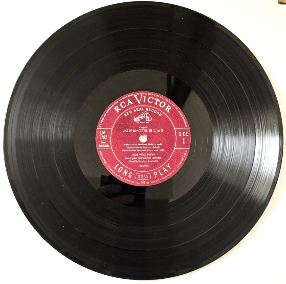 Korngold/Lalo Violin Concertos Heifetz/Wallenstein/Steinberg - RCA LM 1782 - Image 3 of 4