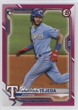 2021 Bowman Fuchsia Border 63/299 Anderson Tejeda #33 0yd6