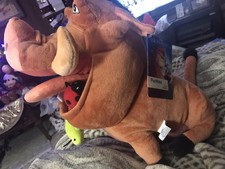 Disney Store The Lion King Pumba Warthog Plush w/ Grub Bugs in Mouth 14  New
