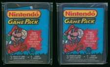 1989 O-PEE-CHEE OPC NINTENDO GAMEPACK SERIES 2 UNOPENED WAX PACK SUPER MARIO x 2