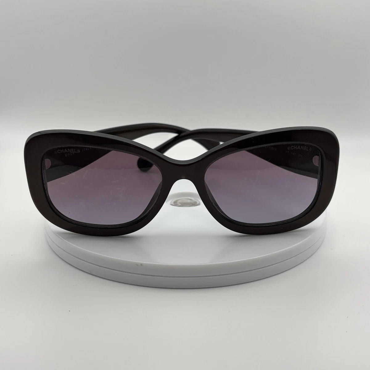CHANEL Women's Black Cat Eye Sunglasses for sale | eBay