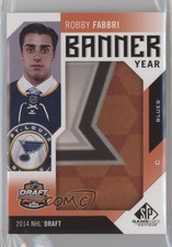 2016-17 SP Game Used Banner Year Draft Year 2014 Robby Fabbri #BD14-RF x8p