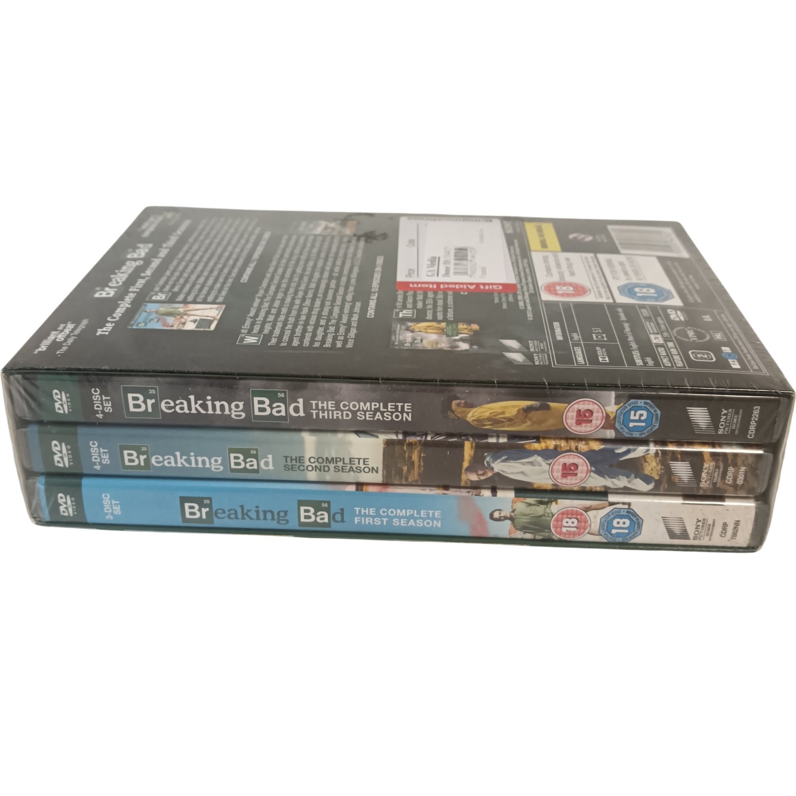 Sony Pictures Breaking Bad Seasons 1 to 3 DVD Box Set Drama Crime Series