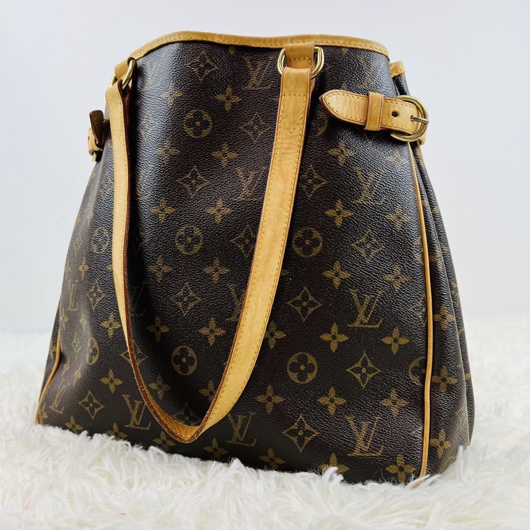 LOUIS VUITTON Monogram Batignolles Vertical Tote Bag M51153 Authentic LV Handbag C157-image