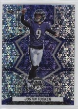 2022 Panini Mosaic No Huddle Silver Mosaic Prizm Justin Tucker #18 1u6