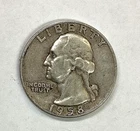 1958-D Washington Quarter - Free Shipping