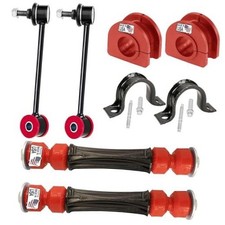 8PC Front/Rear Sway Bar CODE RED Front/Rear Link Bracket/Bushing Kit