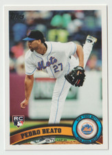 2011 Topps Baseball #639 Pedro Beato RC - New York Mets