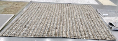 GREY / NATURAL 10' X 10' Broken Thread Rug Reduced Price 1172740166 NF447K-10SQ