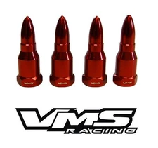 VMS BILLET ALUMINUM RED B16 B18 VTEC VALVE COVER BULLET SPIKE NUTS BOLTS 8 PCS