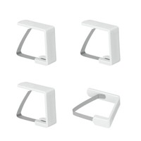 Metaltex 254505080 Tischtuchklammern 4Er Set, Kunststoff Mit Inox-Feder / Tis...