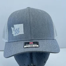 Richardson Pro Flo Adjustable 112 Trucker Cap WASHINGTON STATE Gray NWT