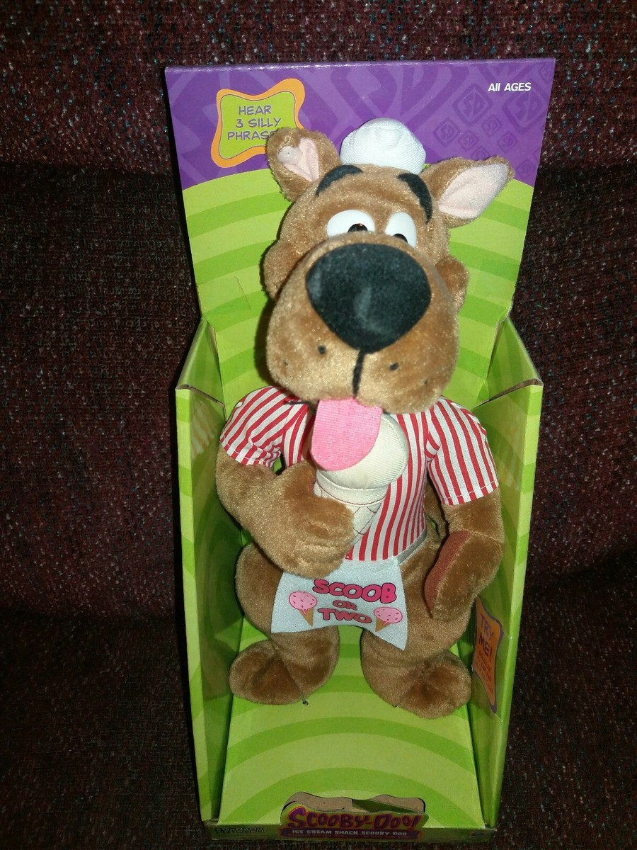 Vintage Ice Cream Snack Scooby-Doo Equity Toys Talking Plush Dolls