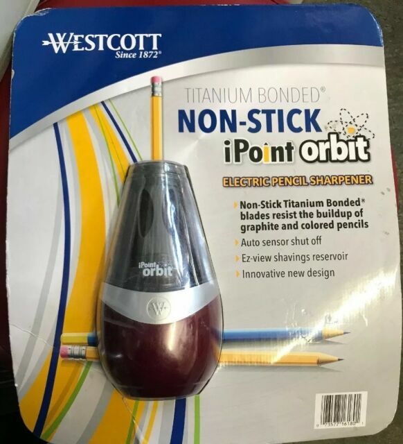 Westcott Titanium Bonded Nonstick iPoint Orbit Electric Pencil