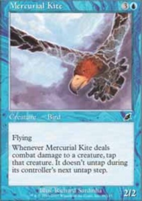 Mercurial Kite - Foil ~ Moderately Played Scourge MTG Magic UltimateMTG Blue Car