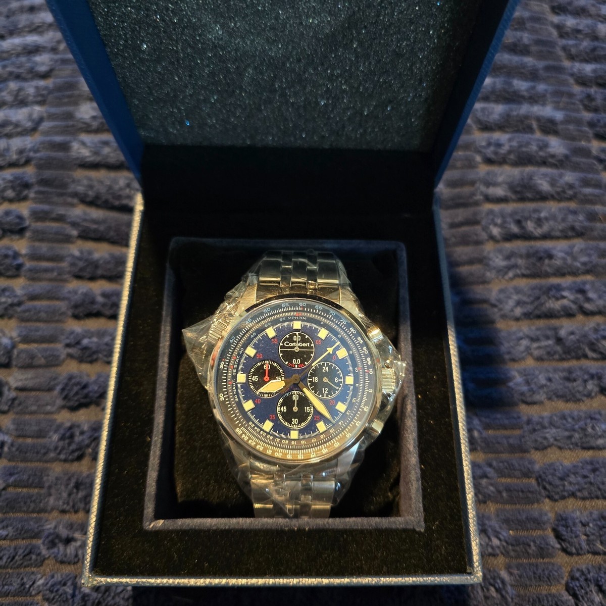 Corte\'bert Wristwatch CB-3007-01 Dark Blue - cortebert1790 main image 4