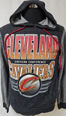 Cleveland Cavs Cavaliers NBA Eastern Conference Youth Small Distressed Hoodie
